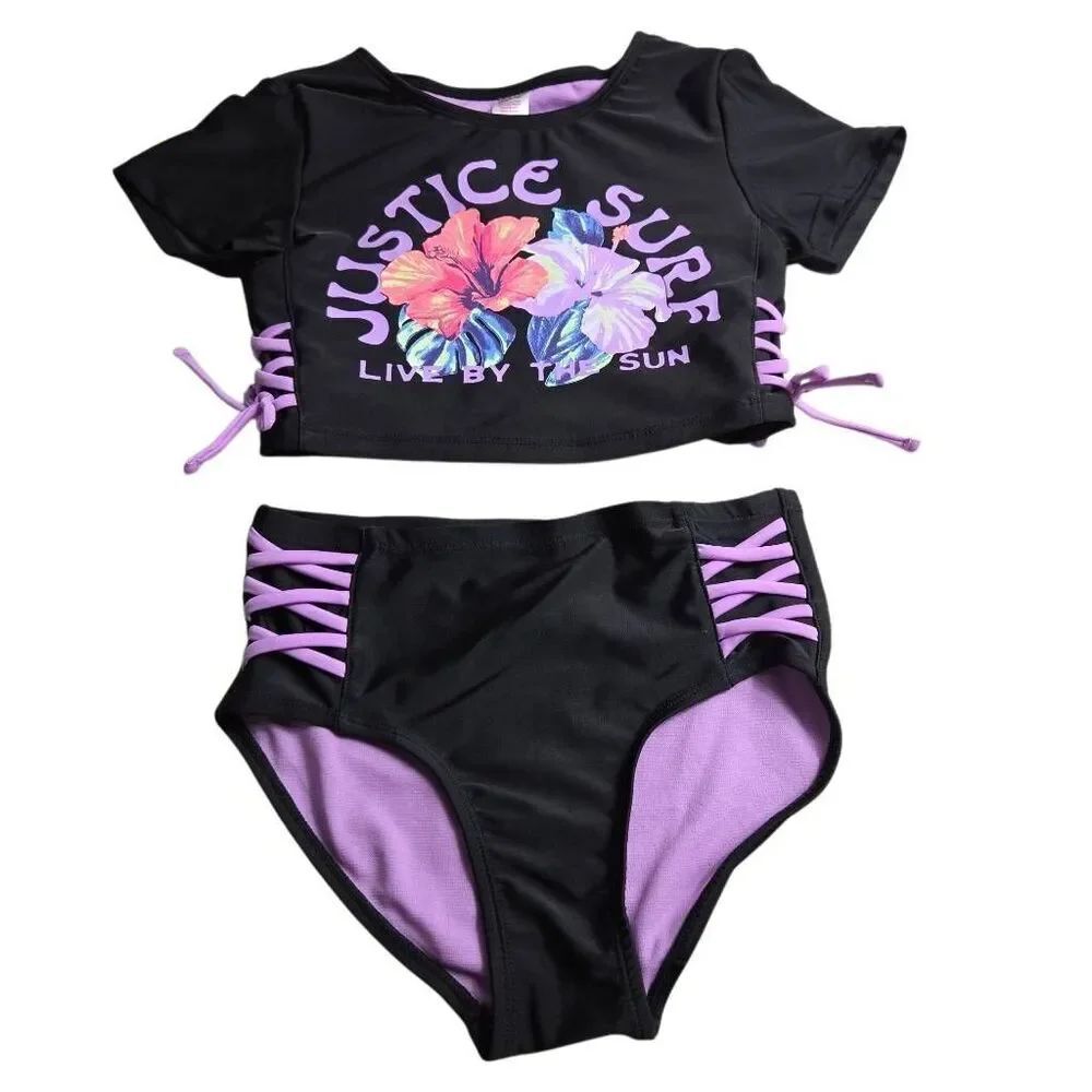 Justice tankini bikini M